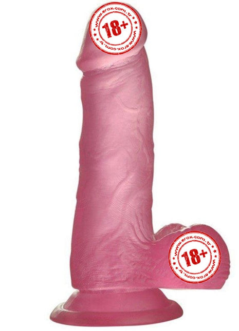 Lovetoy Jelly Studs Pink Small 15 cm Jel Dildo LV3102