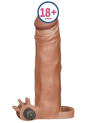 Lovetoy X-Tender 4 Cm Dolgulu Realistik Titreşimli Penis Kılıfı Melez