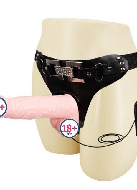 Baile Ultra Passionate Harness Kemerli Titreşimli Realistik Penis