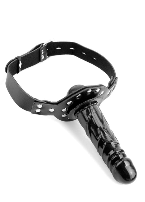 Deluxe Ball Gag With Dildo Ağız Toplu Strapon Dildo
