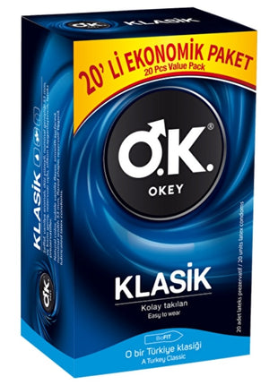 Okey Klasik 20'li Prezervatif