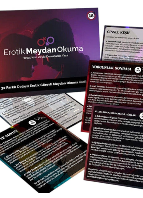 Erox Erotica Game Erotik Meydan Okuma Kartları