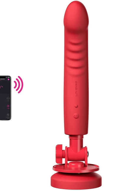 Lovense Mission 2 Telefon Kontrollü ve Vantuzlu Hareketli Vibratör