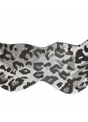Fetish Dreams Gri Leopar Desenli Kapalı Göz Maskesi