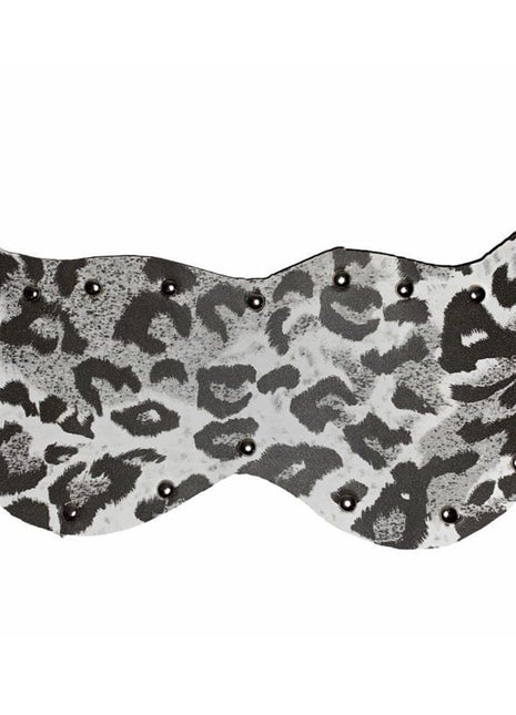 Fetish Dreams Gri Leopar Desenli Kapalı Göz Maskesi