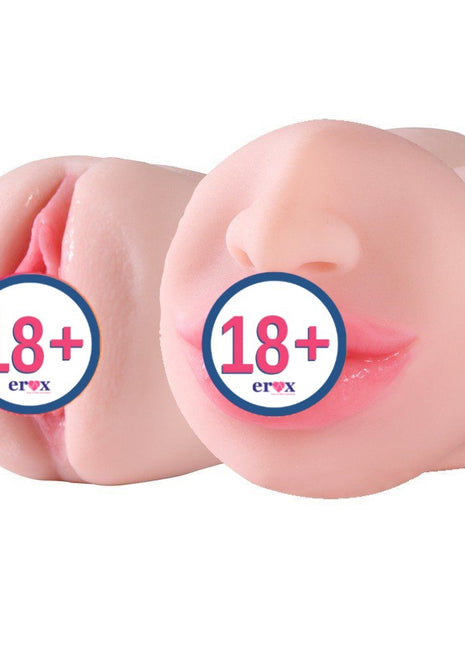 Xise Oral ve Vajinal Çift Taraflı Realistik Masturbator