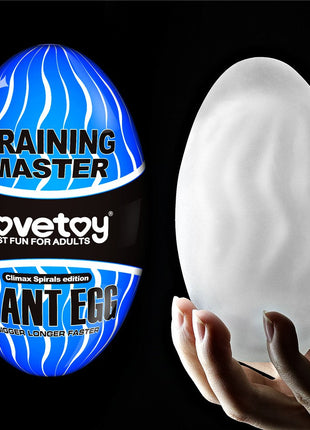 Lovetoy Giant Egg Climax Spirals Edition Masturbator