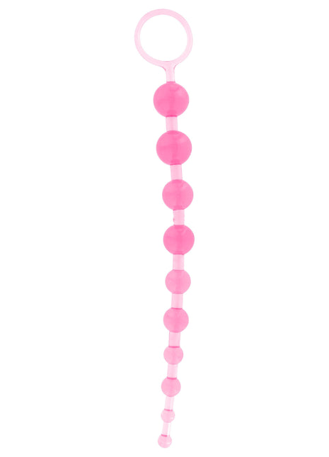 Toy Joy Thai Boncuklu Kademeli Artan Pembe Renk Anal Zevk Topları