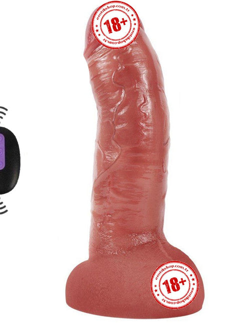 Shequ Tom Vibrating Dildo 20 Cm Hareketli Realistik Penis