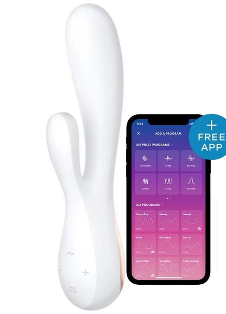 Satisfyer Mono Flex White Telefon Kontrollü Rabbit Vibratör