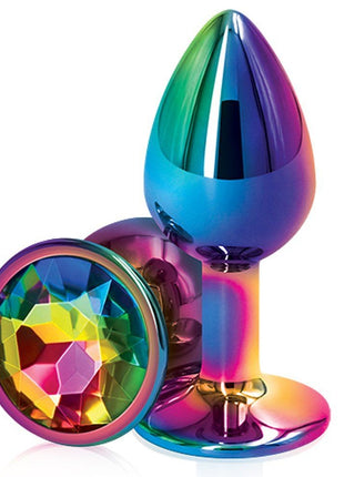 Erox Rainbow Hot Cooling Red Large Anal Metal Plug