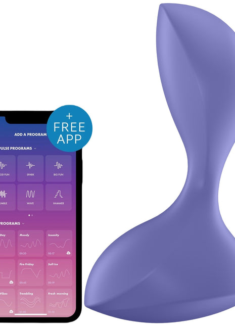 Satisfyer Sweet Seal Telefon Kontrollü Anal Vibratör Lila