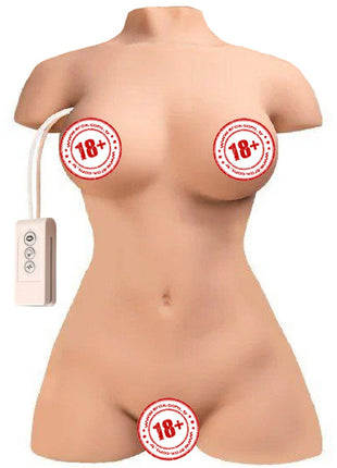 Shequ April Emiş Güçlü ve Titreşimli Realistik Vücut Masturbator SQ-MAS20027