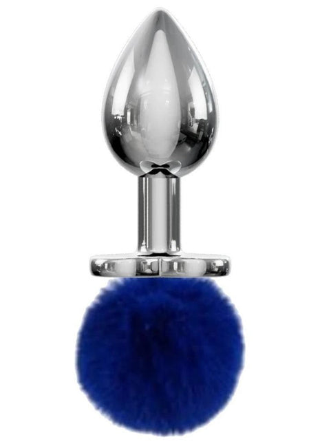 Erox Luxury Bunny Tail Peluşlu Metal Anal Plug