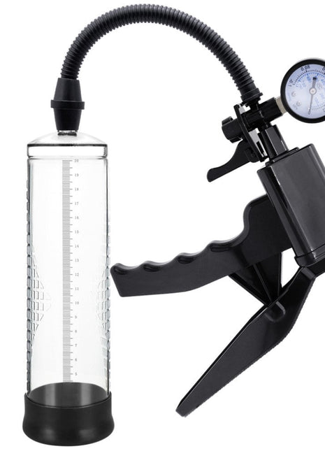 Men Penis Pump Tetik Mekanizmalı Göstergeli Penis Pompası