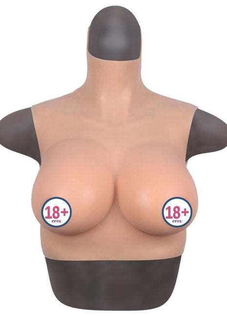 Bodysuit Crossdresser Askılı Giyilebilir Silikon Göğüs M Beden
