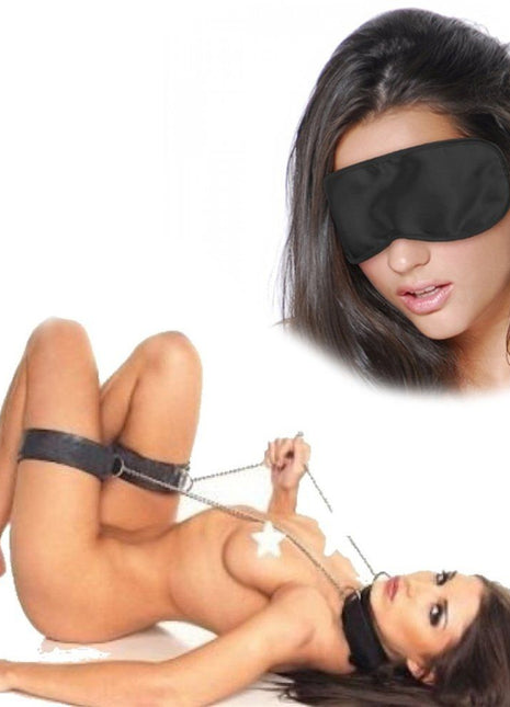 Fetish Love Game Baldır Boyun Zincirli Tasma