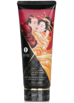 Shunga Kissable Massage Cream Çilekli Öpülebilir Masaj Jeli 200 Ml.