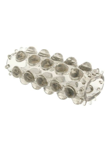 Toy Joy Super Strech Tırtıklı Silikon Yarım Penis Kılıfı Grey