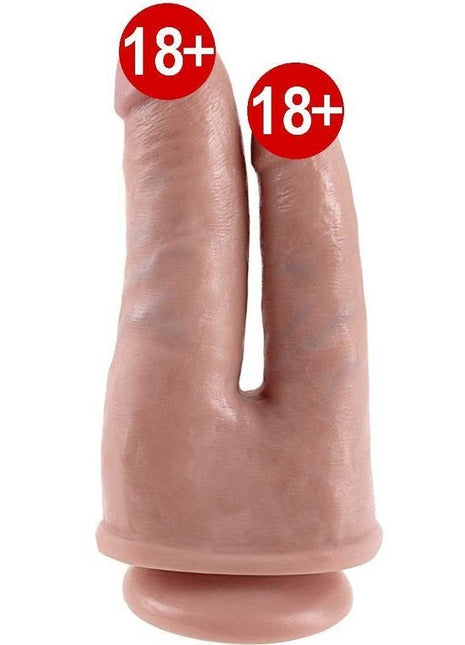 Pipedream King Cock 15 Cm Çift Başlı Ten Rengi Realistik Penis