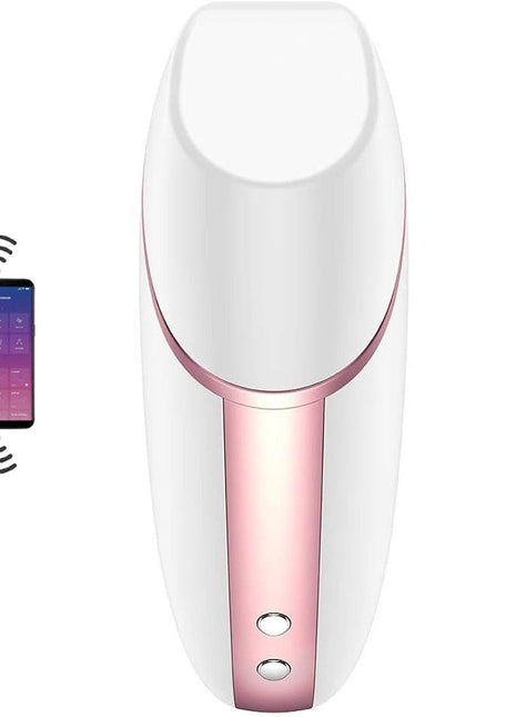 Satisfyer Love Triangle White Telefon Kontrollü Emiş Güçlü Vibratör