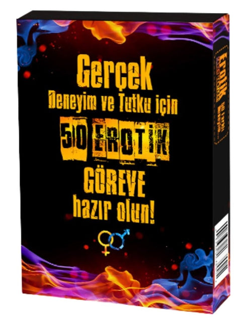 Erox Erotica Game 50 Erotik Görev Oyun Kartları