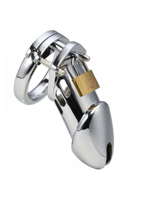 Lüks Kaliteli Male Chastity Cage Belt Lüks Metal Penis Kafesi Penis Kilidi 45 Mm