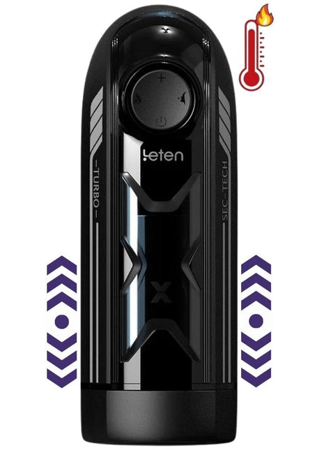 Leten X-Turbo İleri Geri Hareketli Isıtmalı ve Sesli Otomatik Masturbator
