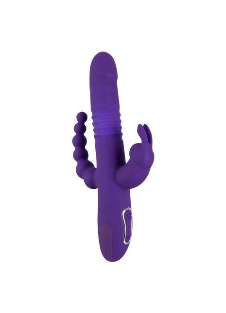 Thrusting Pearl Triple İleri Geri Dönebilen Hareketli Vibratör