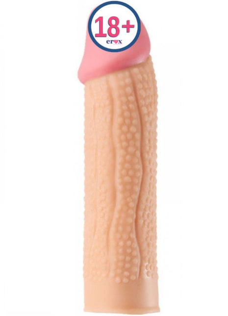 Yeain Max Man 3 cm Uzatmalı Tırtıklı Penis Kılıfı