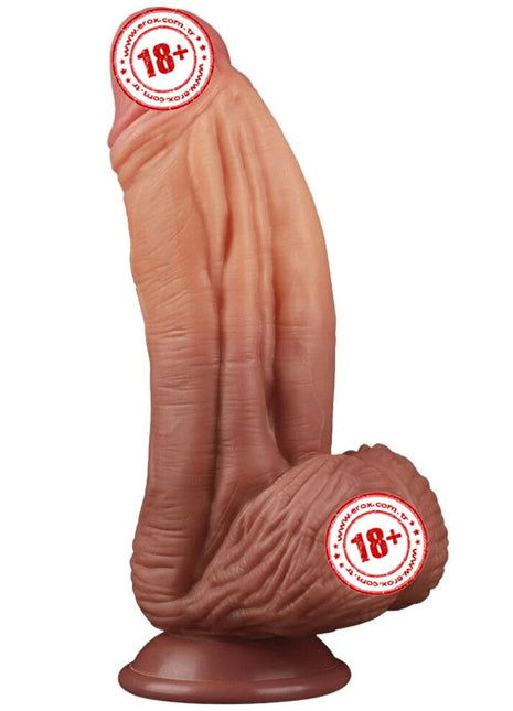 Lovetoy Dual Layered Platinum Silicone 24.5 Cm Monster Realistik Dildo