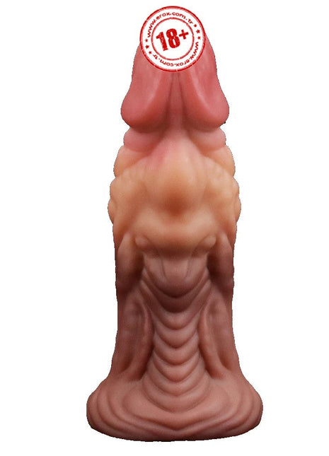 Lovetoy Dual Layered Platinum Silicone 18 Cm Monster Realistik Dildo