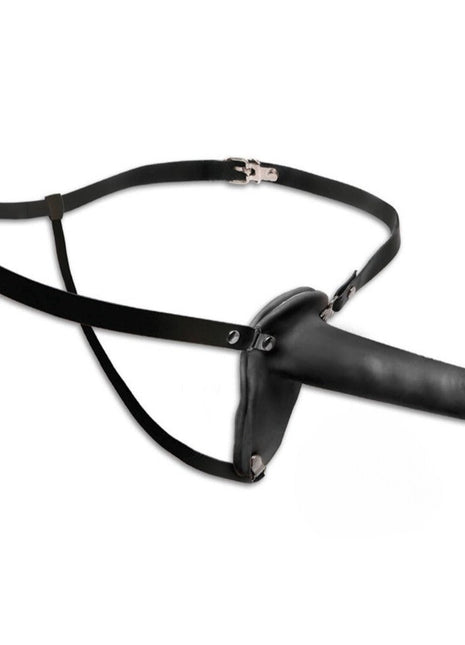 Fetish Fantasy Serisi Beginners Penetrix Strap-On Black 15 Cm Kemerli Penis