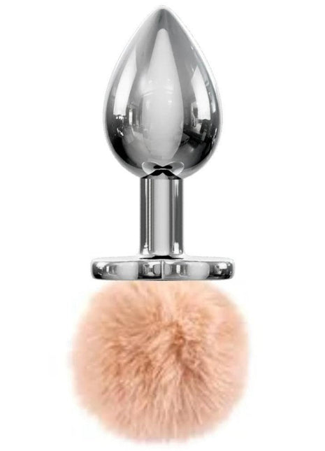 Erox Luxury Bunny Tail Peluşlu Metal Anal Plug