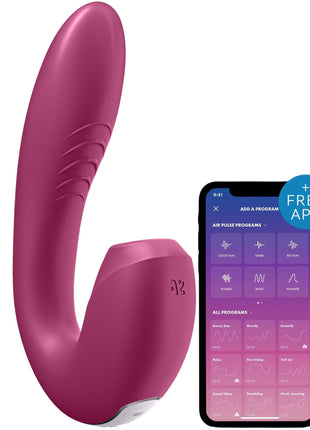 Satisfyer Sunray Insertable Double Air Pulse Telefon Kontrollü Vibratör