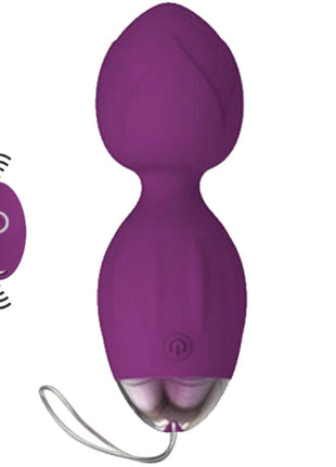 Erox Exuis Balls Uzaktan Kumanda Kegel Egzersiz Vibratörü Mor