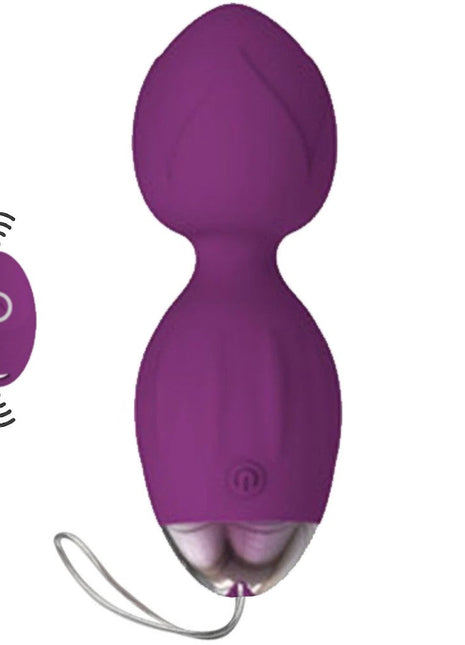 Erox Exuis Balls Uzaktan Kumanda Kegel Egzersiz Vibratörü Mor