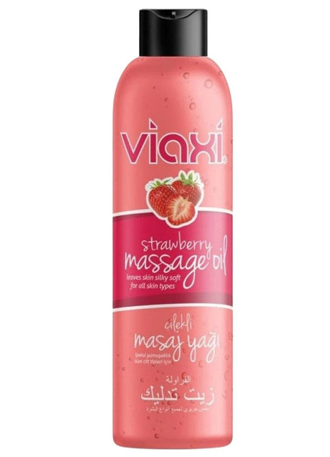Viaxi Strawberry Massage Oil Çilekli Masaj Yağı 177 Ml