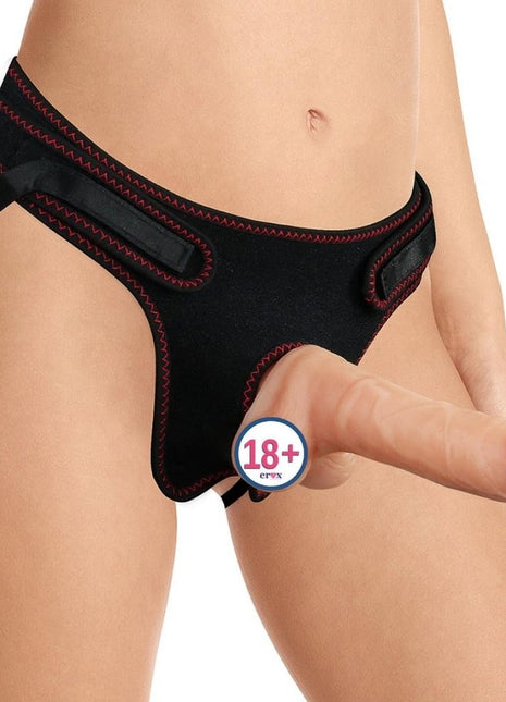 Lovetoy Easy Strapon 19 cm Flexible Kemerli Strapon Penis