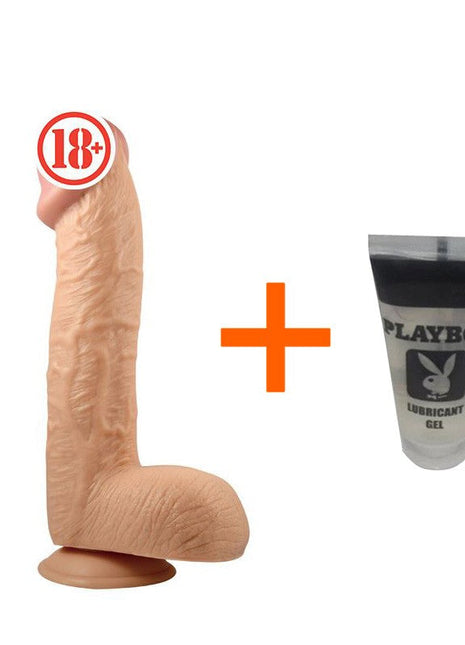 MeyraBest Ultra Soft Ten Dokusunda Mega Büyük 28 Cm Penis Dildo