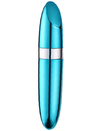 Erox Lipstick Compact Power Full Mini Ruj Vibratör-Blue