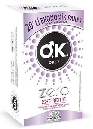 Okey Zero Extreme 20'li Prezervatif