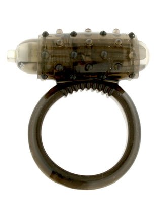 Seven Creations Cock Ring Black Esnek Titreşimli Penis Halkası