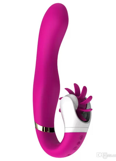 Erox Dave 2 Purple Hareketli Klitoral Penetrasyon G-Stimulant Vibratör