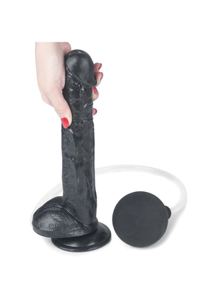 Lovetoy 11'' Squirt Extreme Dildo - Black
