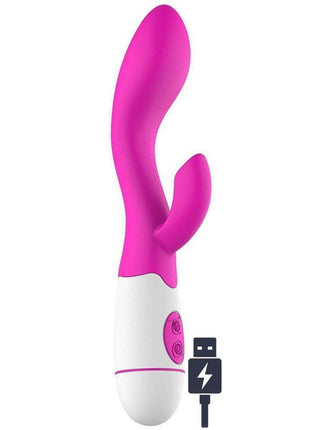 Erox Mix Vibe Curve 30 Modlu Şarjlı Rabbit Vibratör-Pink