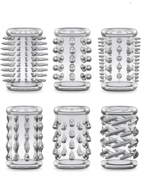 Stretchy 6 Farklı Silikon Penis Kılıfı Set