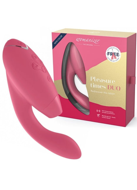 Duo Raspberry G-spot Ve Klitoris Uyarıcı Lüks Vibratör