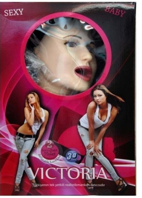 Victoria Sesli Realistik Vajina ve Anüslü Şişme Bebek