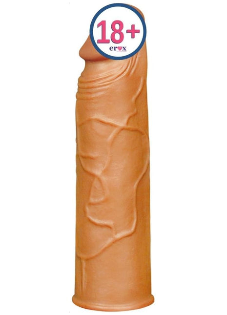 Lovetoy Pleasure X-Tender 3 cm Dolgulu Melez Realistik Penis Kılıfı